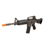 UKARMS Plastic Electric PLEL M4 Carbine -       Polymer Exterior     Plastic Electric Gearbox     Battery & Charger Included     FPS: 240-250     Effective Range: 40-50 ft     Mid Capacity Magazine Included (50 Rounds)     Collapsible Stock     Wired to the Front     Semi, Full Auto, & Safety