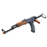 FULL SCALE 1 to 1 AK47S Airsoft Gun AEG 330-360 FPS with 0.12 BB's. Tactical Rail ... Cyma AK-47S Metal Gear Box Airsoft Gun 
