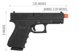 HK-2276303 Licensed Gen 3 Glock-19 Gas Blowback Airsoft Pistol