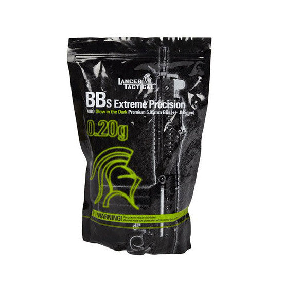 Lancer Tactical .20g Glow in the Dark BB's