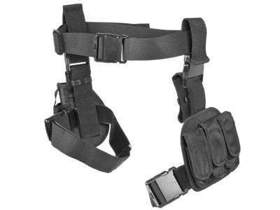  Game Face SAH04 Airsoft Leg Holster With CO2 Pouch, Black : Airsoft  Holsters : Sports & Outdoors