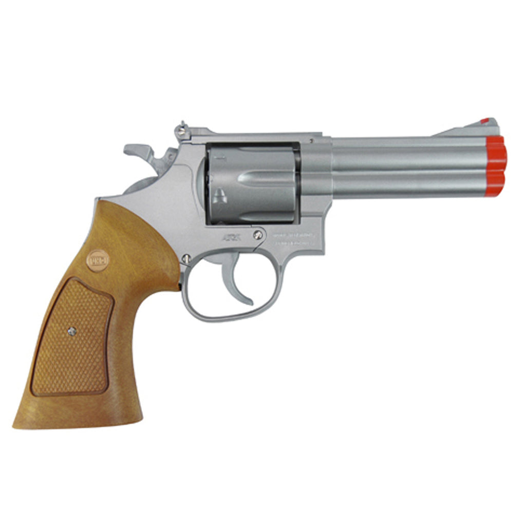 UHC Spring Revolver 4" Silver w/Brown Grip (Spring)
