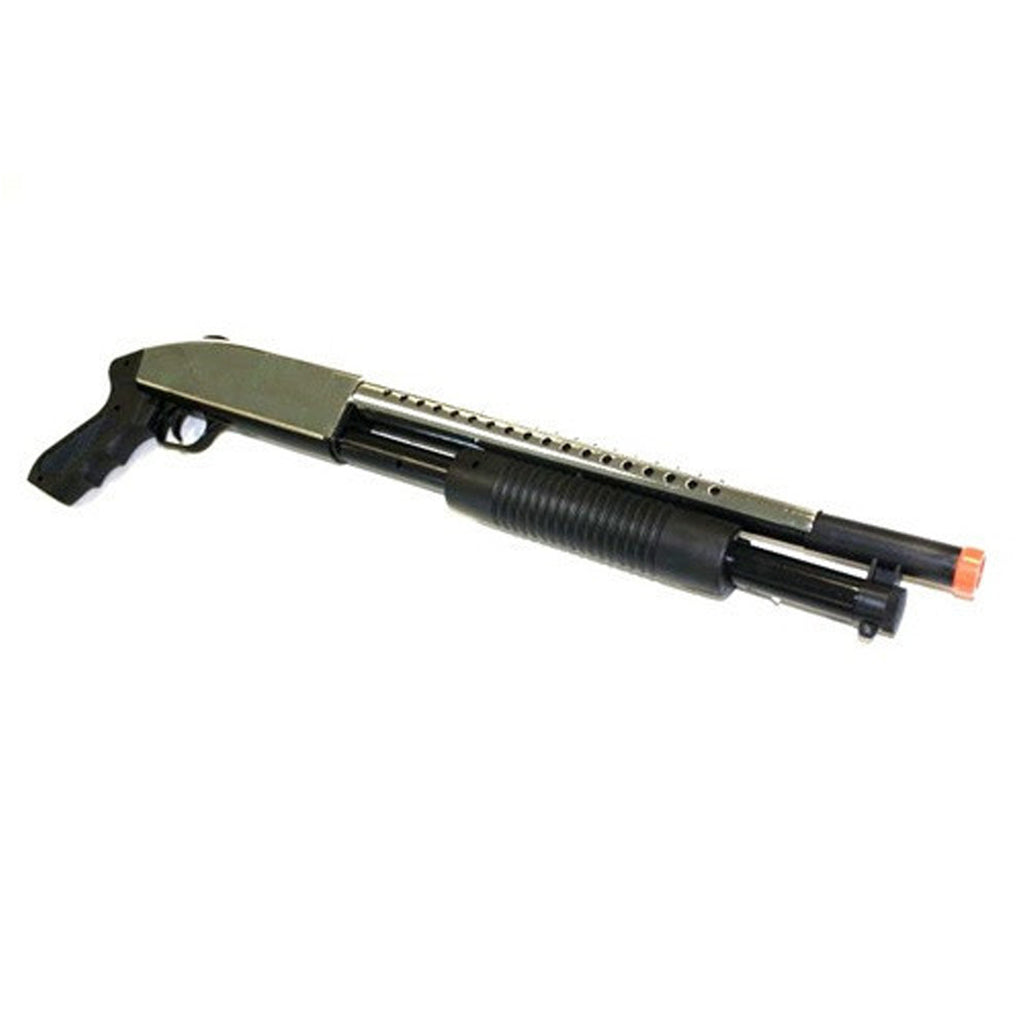 TacForce Spring Powered Shotgun (Pistol Grip - Chrome)