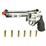 HFC 6 " SAVAGING BULL REVOLVER - •Muzzle Velocity: 280FPS •Revolver Capacity: 6, 1 BB for shell •Gas Type: Green Gas