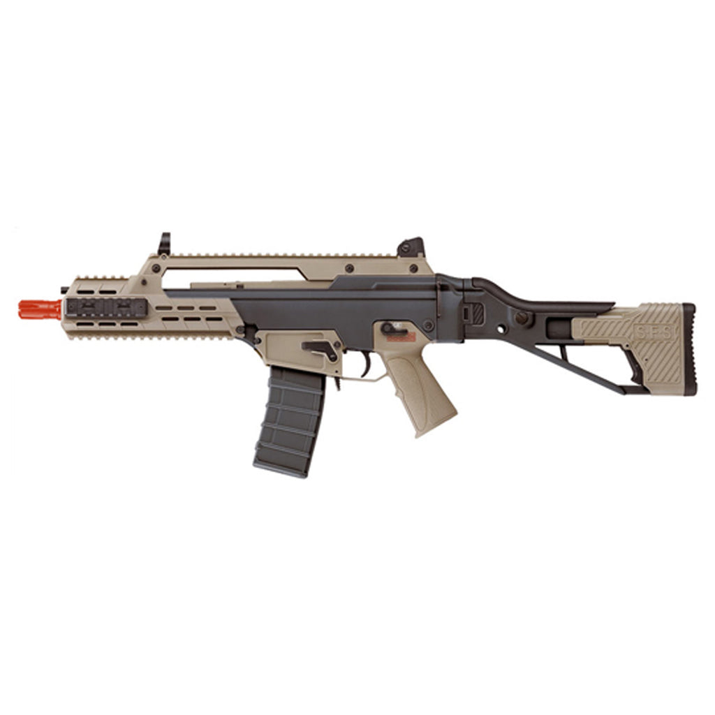 ICS G33 Compact Assault Rifle Two Tone (Black and Tan)