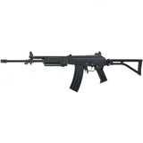ICS Galil AR Airsoft AEG Rifle      Full Metal Body     M120 Spring /8 Hole Silent Piston Head     Turbo 3000 High Torque AEG Motors     Reproduce Hebrew Engraving     Foldable Steel Made Galil Bipod (Galil ARM)     Left and Right Hand Fire Selector Switch     Two 400 Rds High Capacity Magazines     400 FPS     Reproduce Charging Handle     Semi, Auto, and Safety Functionality     Adjustable Hop-up