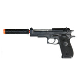      Mock Silencer Included     Plastic Construction     275fps     27rd Magazine   