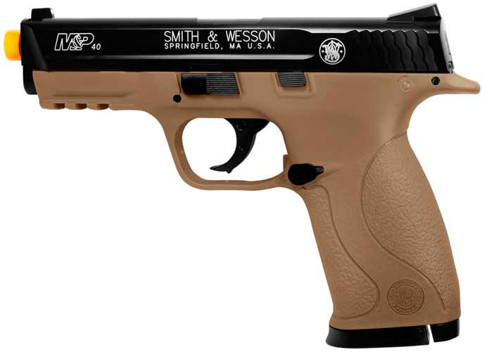 Smith & Wesson M&P 40 Airsoft Gas Blow Back Pistol FULL METAL (tan)