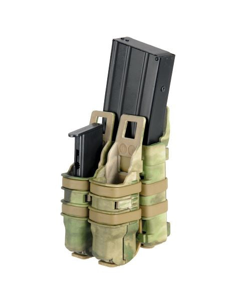 Quick Single Rifle/Double Pistol Pouch - A-Tac Foliage