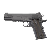 Colt Trademarked Gas Blowback 1911 -       Full Metal     Co2 Powered     17 BB Magazine Cap.     330-350 FPS     Up to 100 ft. Accuracy     4 Colors Available