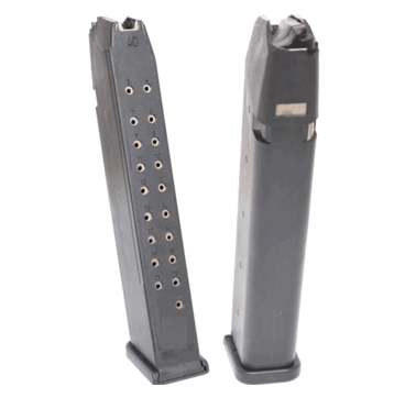Ambidextrous Non-Drop Mag for Glock 17/19/26 9mm 33rd
