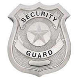 Silver Security Guard Badge