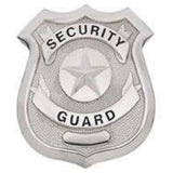 Silver Security Guard Badge