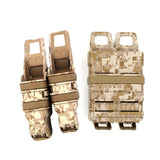 Quick Single Rifle/Double Pistol Pouch - Desert Digital
