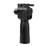 NcSTAR Vertical Grip w/LED Flashlight & Green Laser