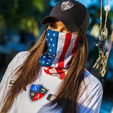 American Flag Multi Purpose cloth Face Mask Balaclava Neck Guard