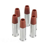 EF CO2 Revolver Shells - 6 Pack -       1 Pack: 6 Shells     Size: 6mm     Metal Construction with Polymer Tip     1 BB Per Shell