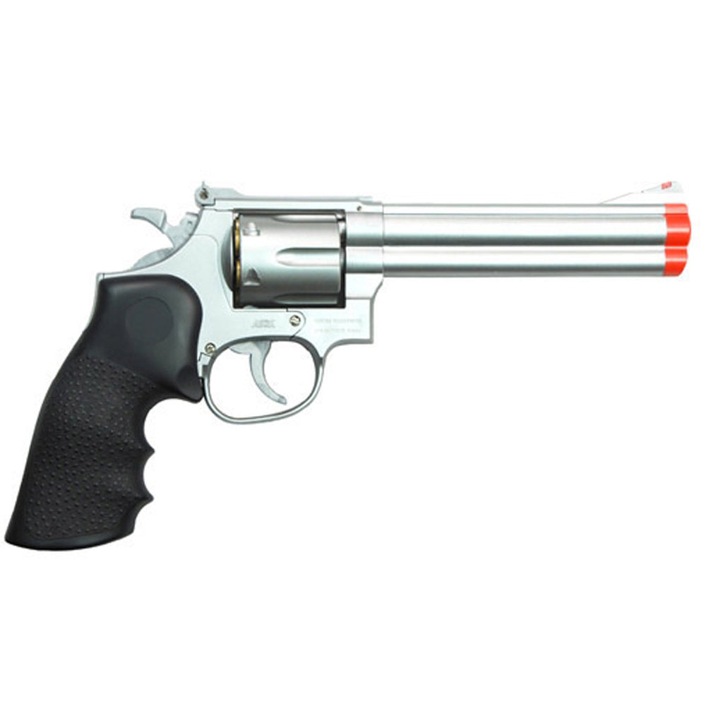 UHC Airsoft Spring Revolver w/ 4 Barrel - SILVER