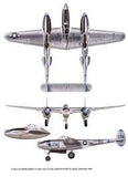 P38J Model Airplane
