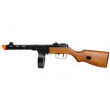 PPSH-41 Vintage WWII AEG Airsoft Gun -Manufacturer: Ares -Muzzle Velocity: 300-320FPS -Magazine Capacity: 2000 rounds