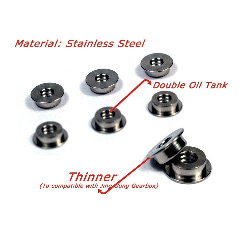 Stainless Steel Bush w/ Double Oil Tank For Jing Gong (JG) Gearbox