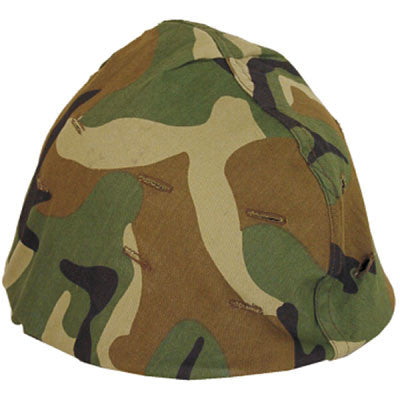 Woodland Camo Steel Pot helmet Cover