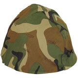 Woodland Camo Steel Pot helmet Cover