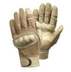 Tan Hard Knucle Gloves