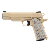 Colt Trademarked Gas Blowback 1911 -       Full Metal     Co2 Powered     17 BB Magazine Cap.     330-350 FPS     Up to 100 ft. Accuracy     4 Colors Available