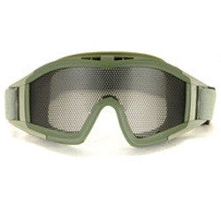 UKARMS Tactical Metal Mesh Goggles for Airsoft in OD Green