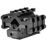 Tactical Red Laser Sight with Universal Tri-Rail Barrel Mount
